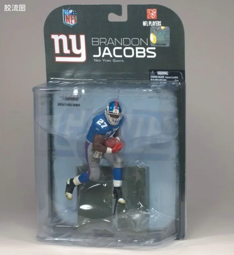 麦克法兰NFL美式足球系列玩具 第18代 BRANDON JACOBS