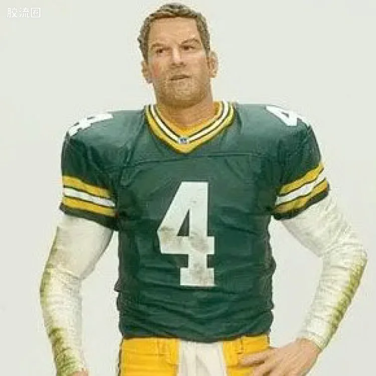 麦克法兰NFL美式足球系列玩具 3寸系列第5代 BRETT FAVRE 3