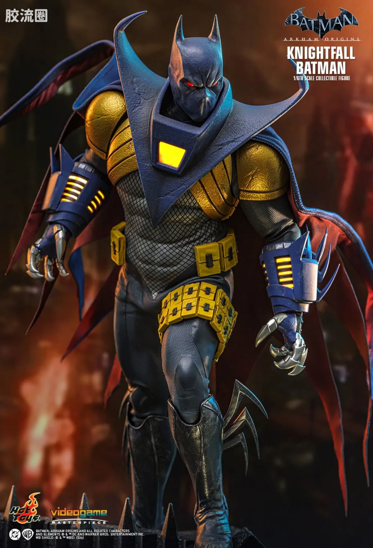 HT 1比6可动人偶 影视游戏系列 VGM 074《蝙蝠侠：骑士陨落》蝙蝠侠 - 图片
