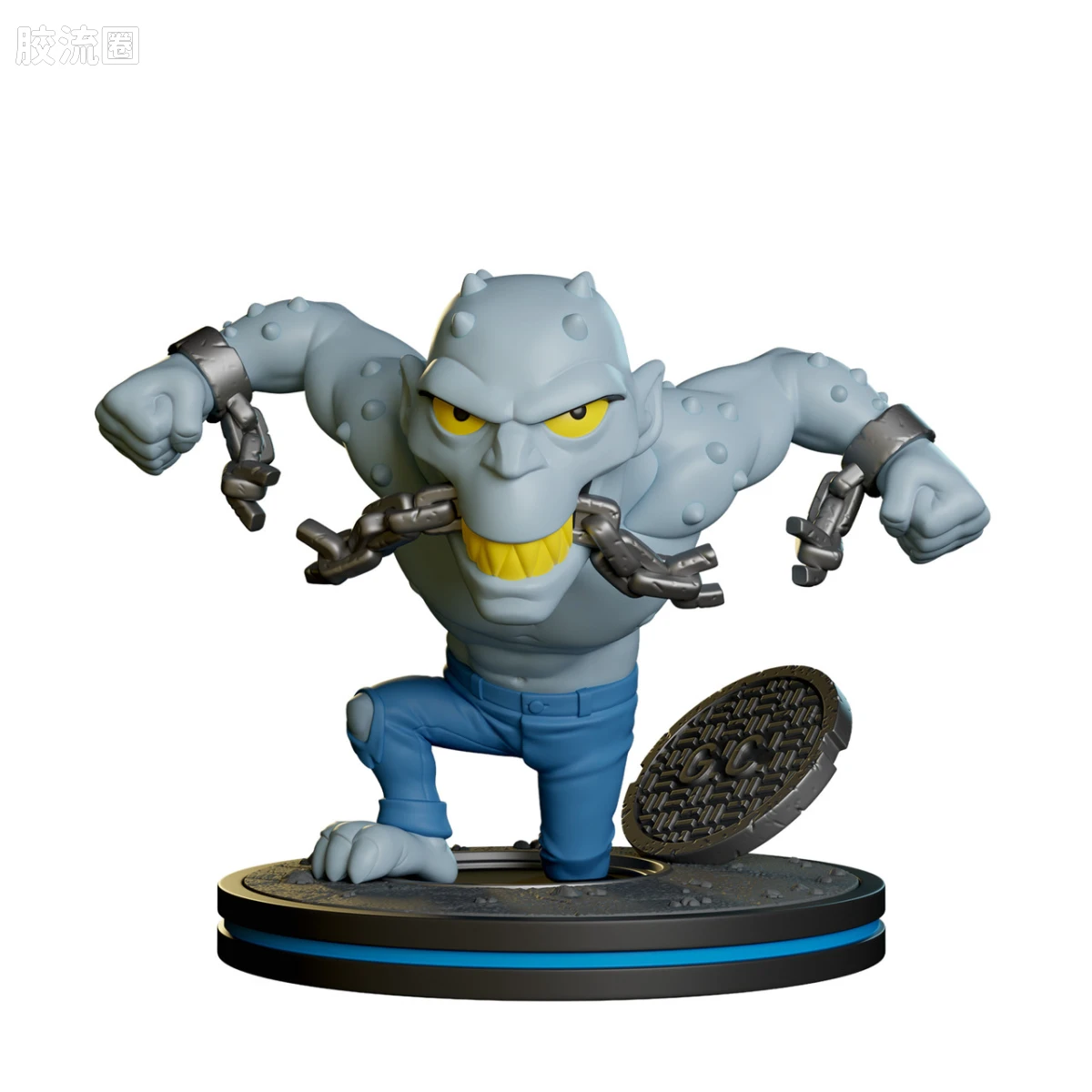 麦克法兰 DC多元宇宙/DC Direct 可动人偶系列 Q-Fig 《蝙蝠侠：动画系列》（A款）CDU展示盒（8个）第2弹 - 图片