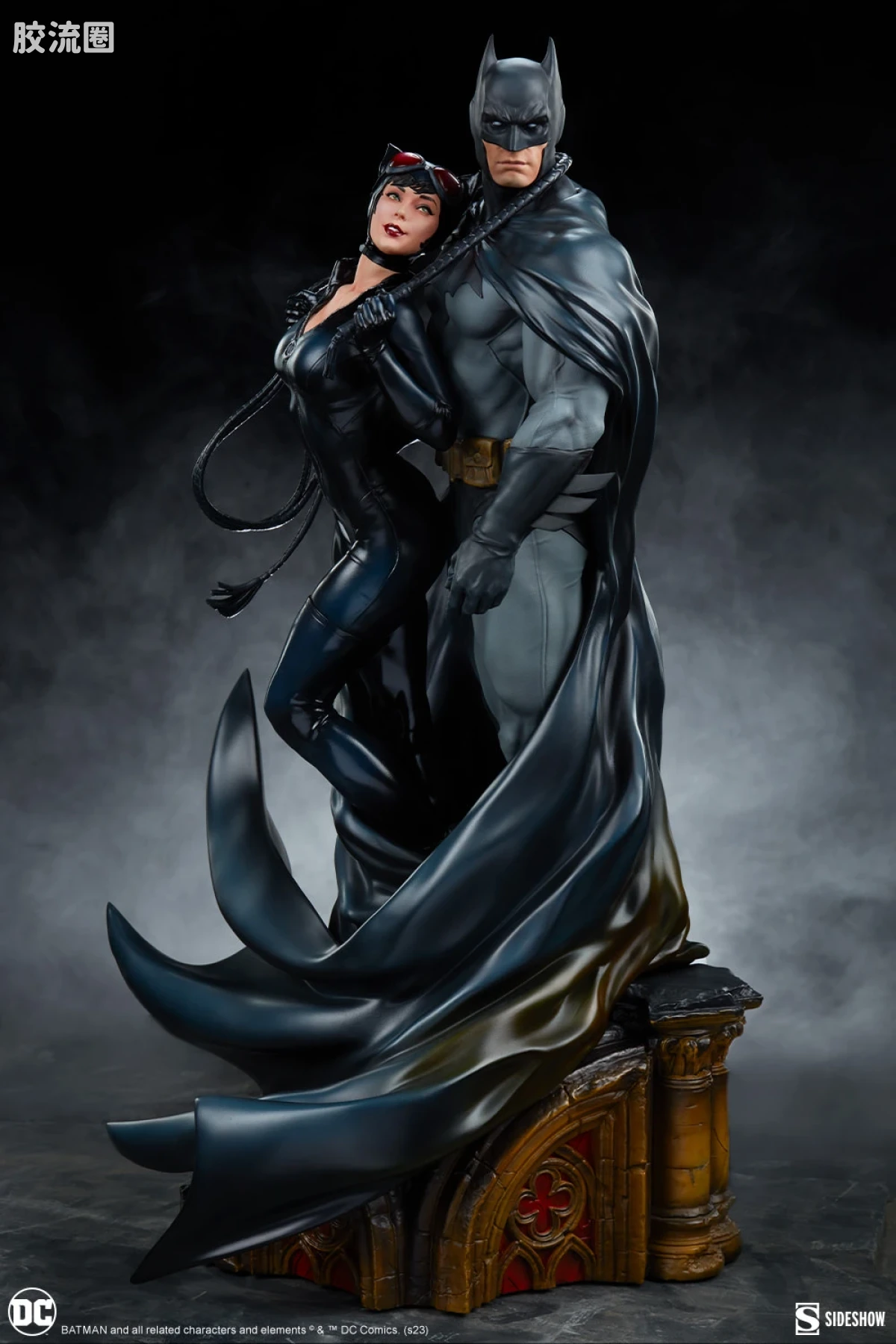 sideshow静态模型系列 Polystone Diorama 蝙蝠侠与猫女 - 图片
