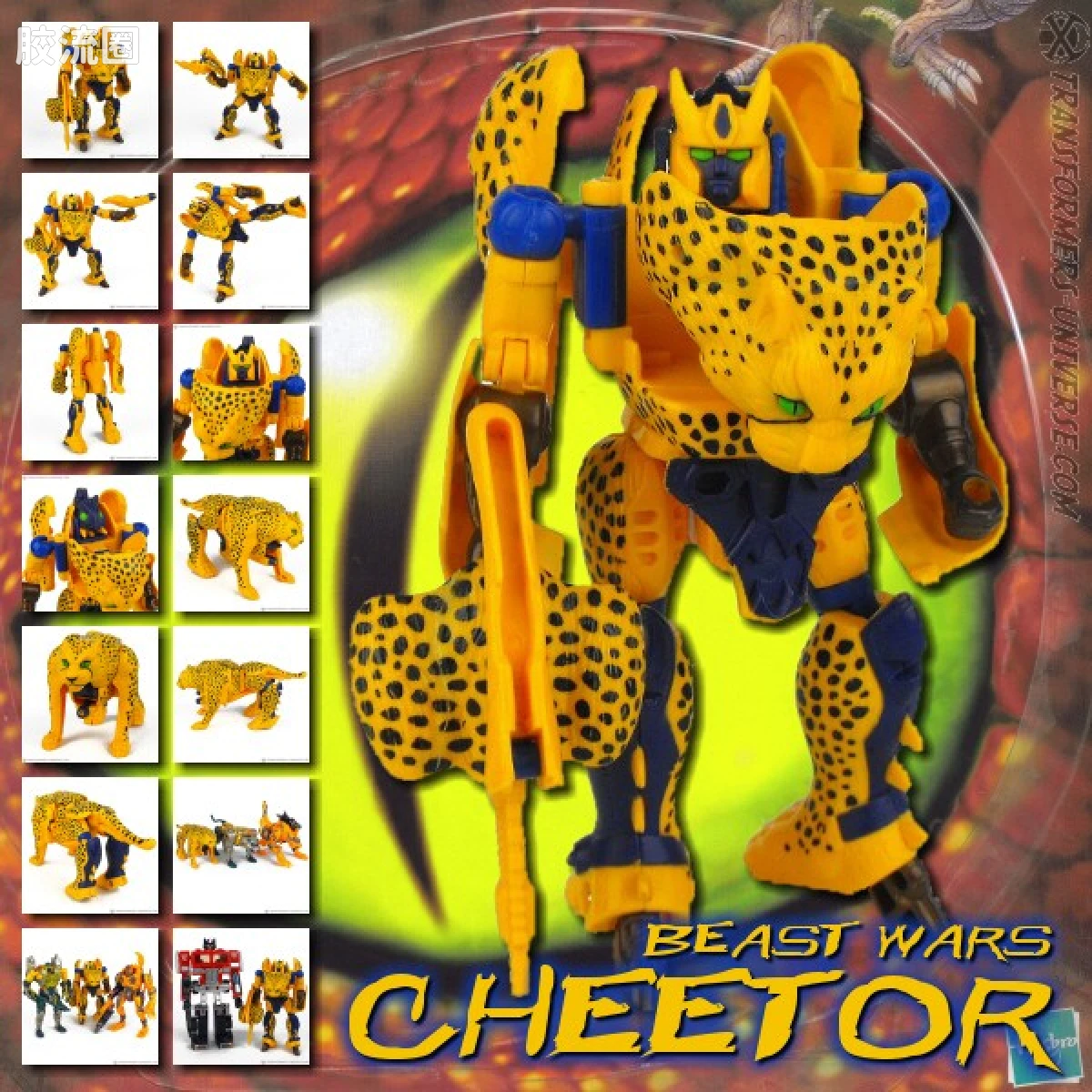 变形金刚 美版野兽之战 96-97 加强级 黄豹 Cheetor - 图片