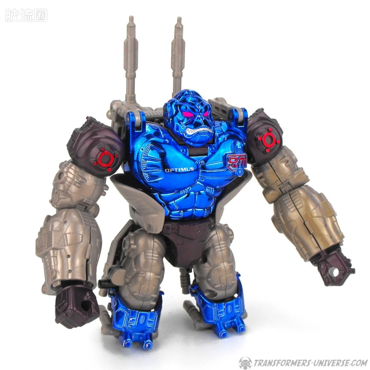 变形金刚 美版BW 98-01 超级级 擎天圣/黑猩猩 Optimus-Primal - 图片
