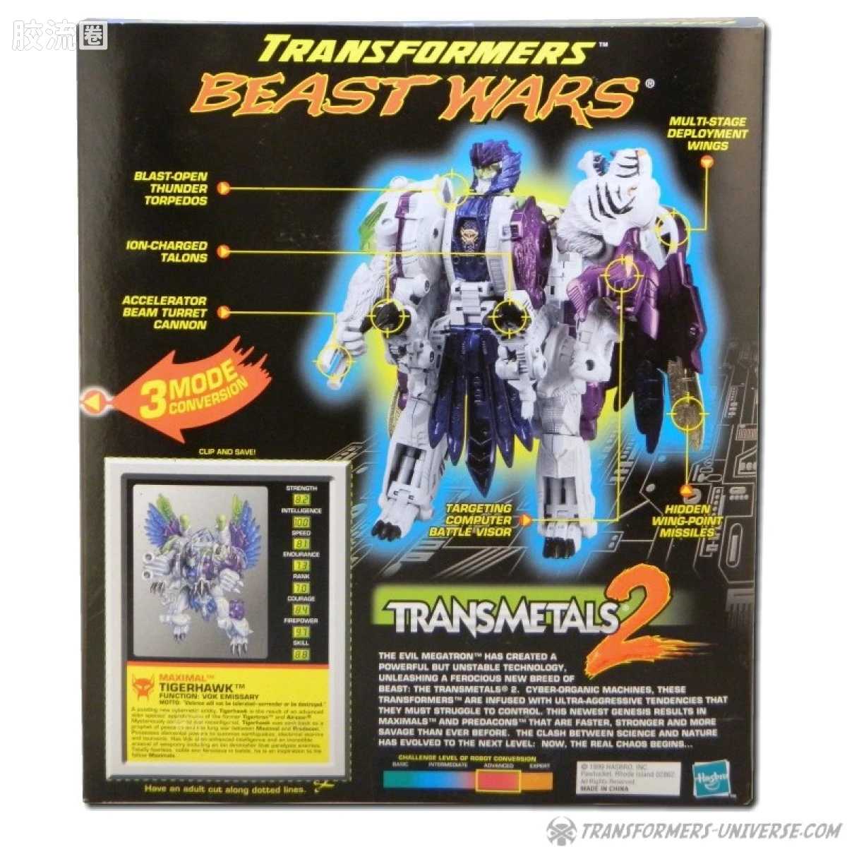 变形金刚 美版BW 98-01 强者级 虎鹰 Tigerhawk - 图片