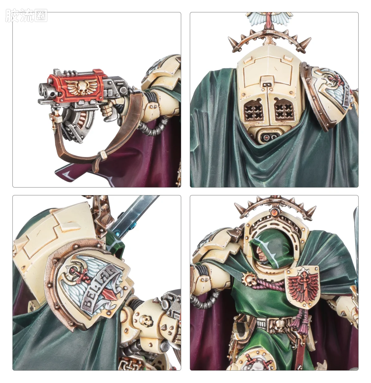 战锤40K Dark Angels 黑暗天使 10版 一连长 死翼大导师 贝利亚 - 图片