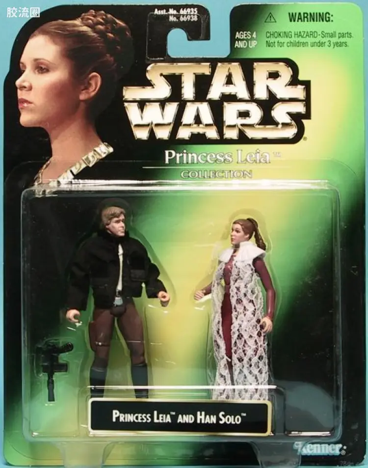 星球大战 THE POWER OF THE FORCE 套装版系列 Bespin Han Solo and Bespin Leia