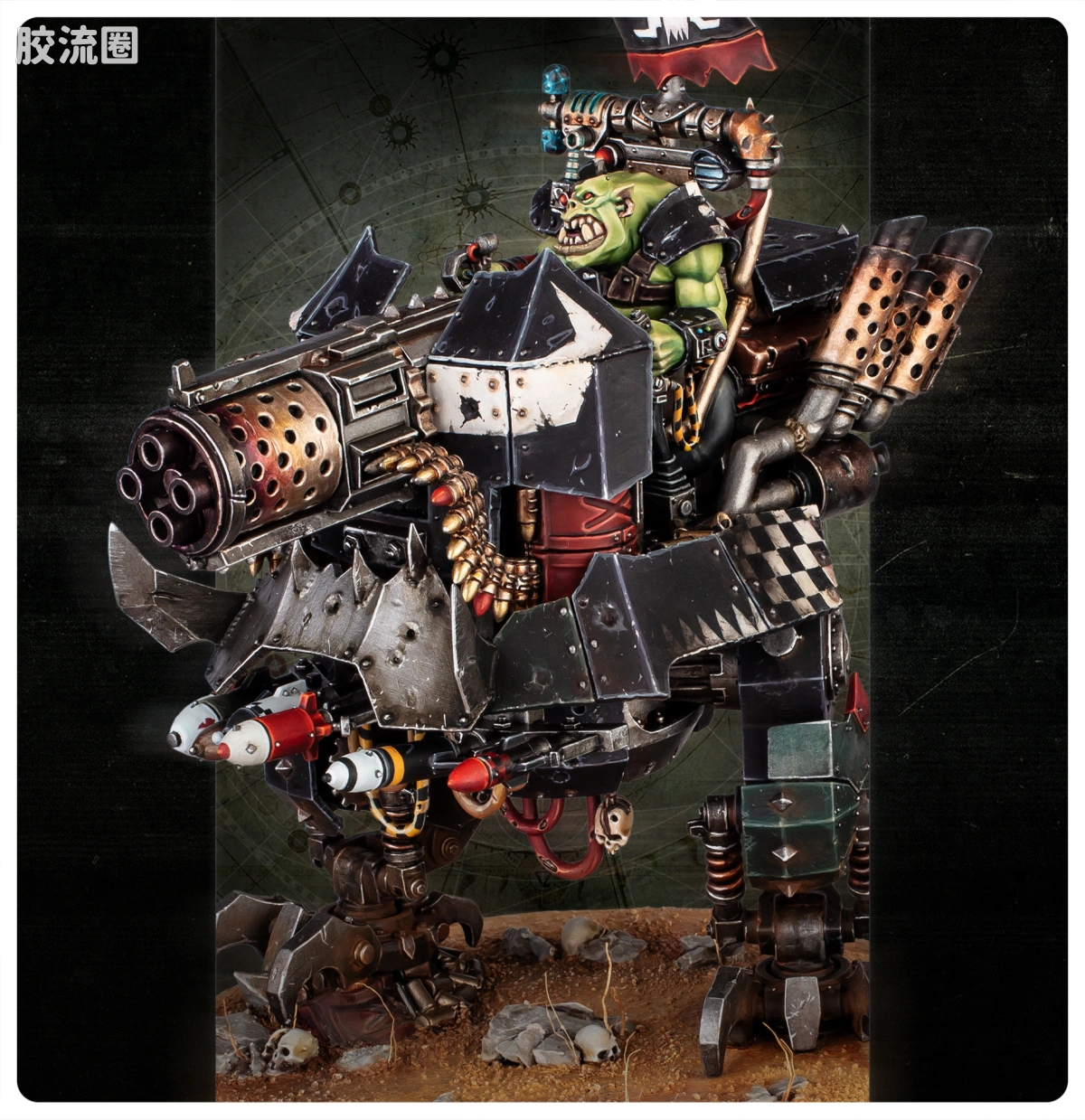 战锤40K Ork 欧克蛮人 11版 大技工达卡里格 - 图片