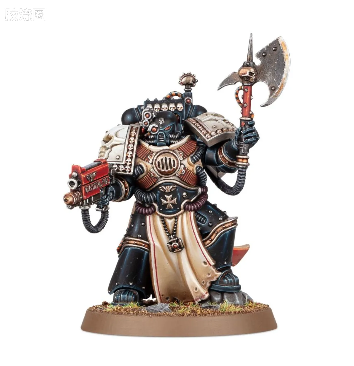 战锤40K Black Templars 黑色圣堂 9版 堡主 - 图片