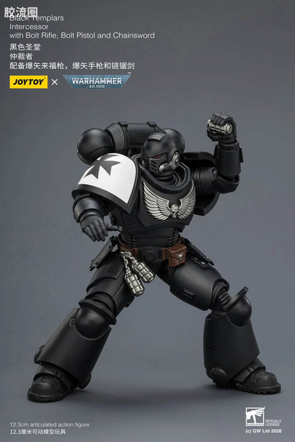 JOYTOY x 战锤40K 帝国之拳/黑色圣堂 【5.0】黑色圣堂仲裁者 - 图片