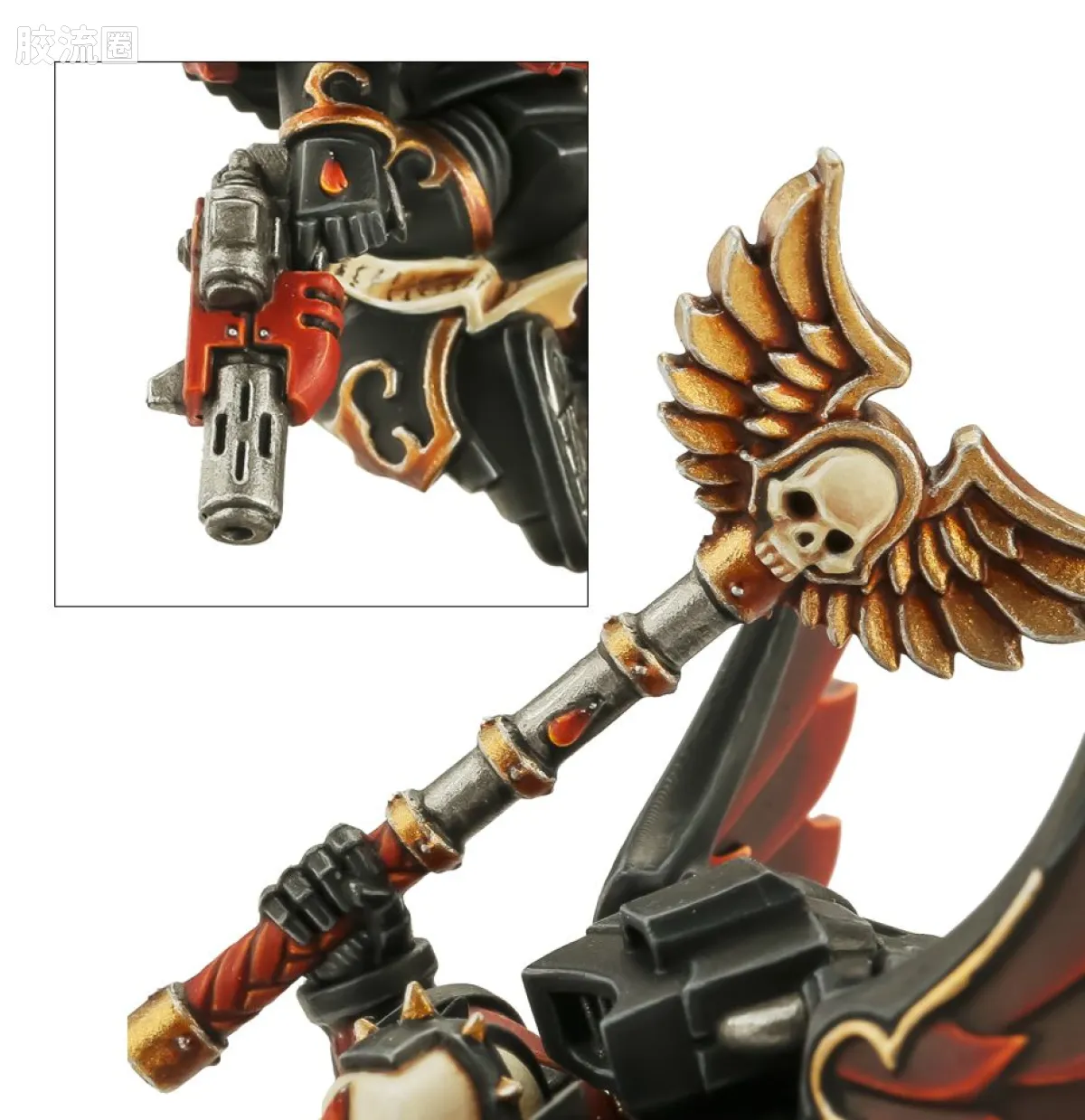战锤40K Blood Angels 圣血天使 7版 死亡连队牧师 - 图片