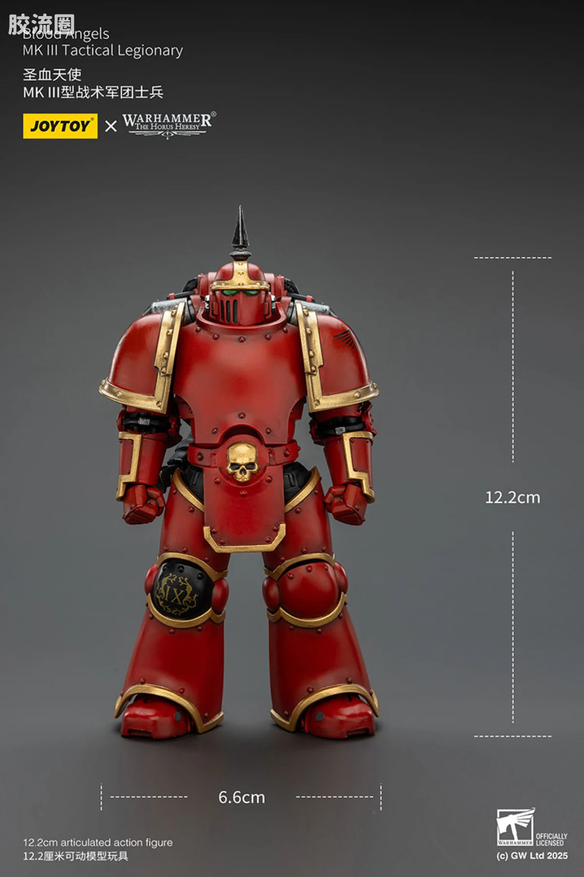 JOYTOY x 战锤40K 圣血天使 HH圣血天使 MK3型战术军团士兵 - 图片