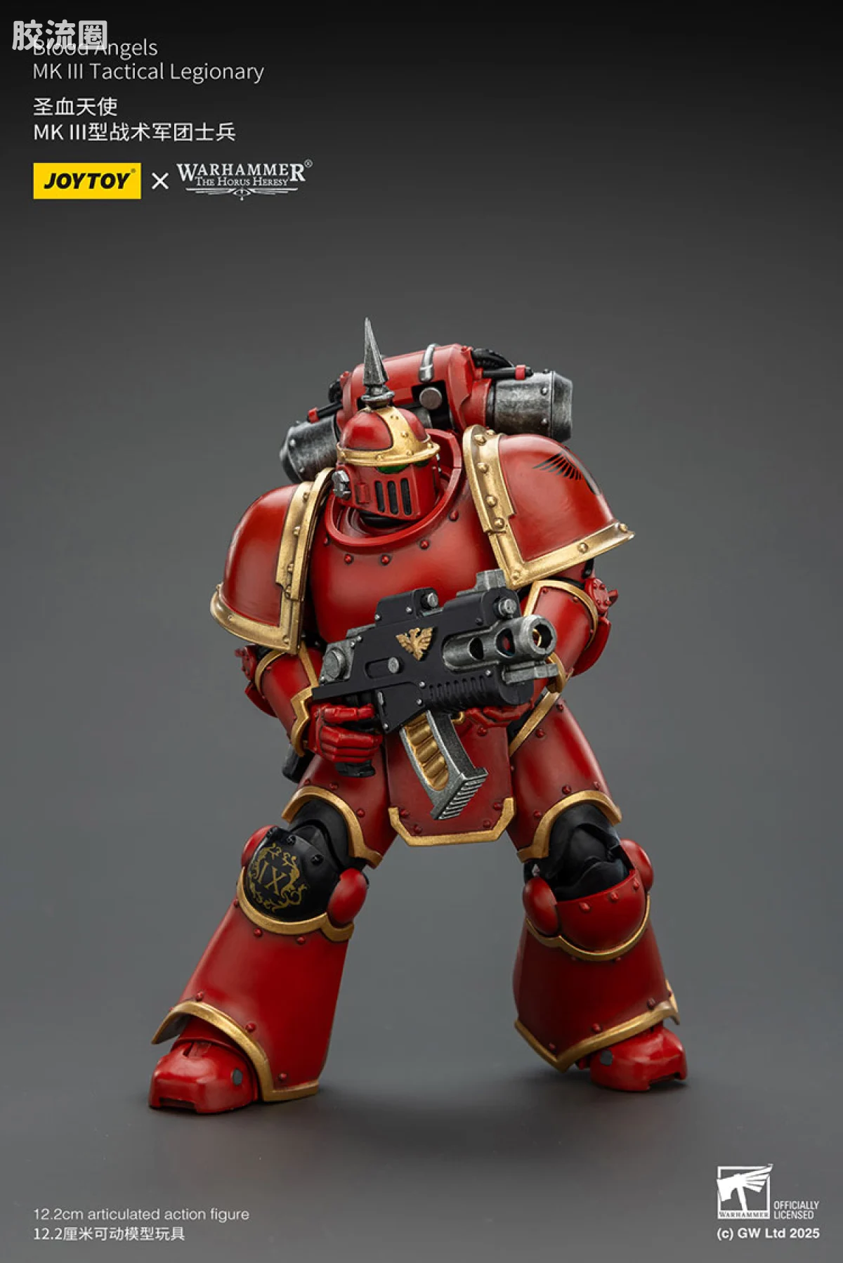 JOYTOY x 战锤40K 圣血天使 HH圣血天使 MK3型战术军团士兵 - 图片