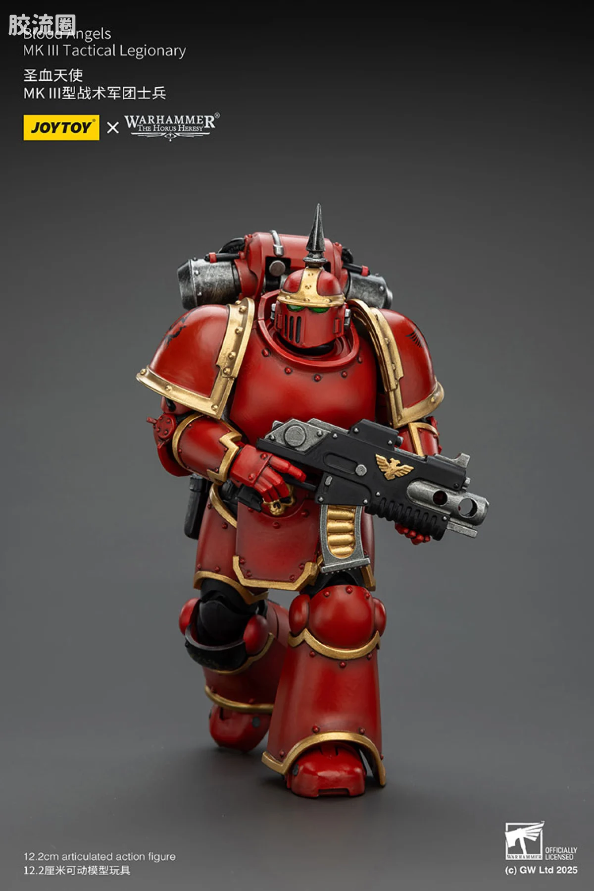 JOYTOY x 战锤40K 圣血天使 HH圣血天使 MK3型战术军团士兵 - 图片