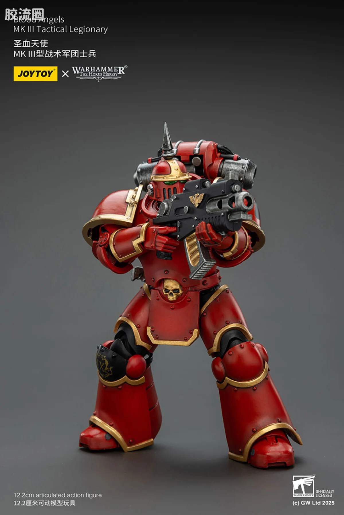 JOYTOY x 战锤40K 圣血天使 HH圣血天使 MK3型战术军团士兵 - 图片