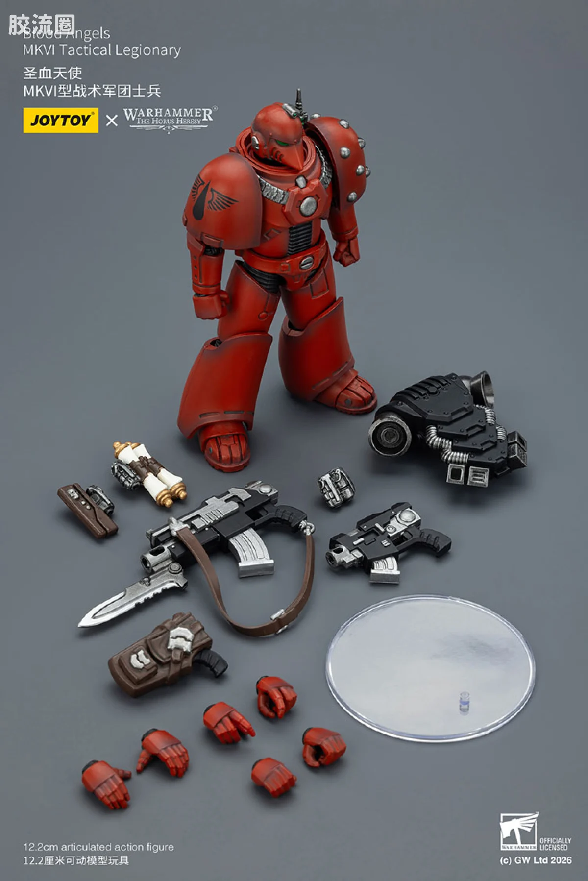 JOYTOY x 战锤40K 圣血天使 HH圣血天使 MK6型战术士兵 - 图片