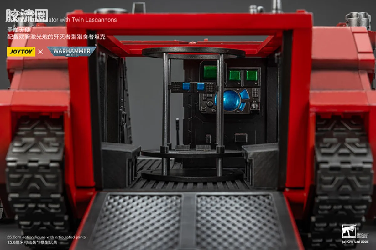 JOYTOY x 战锤40K 机甲载具单位 圣血天使 歼灭者型猎食者坦克（双管激光炮） - 图片