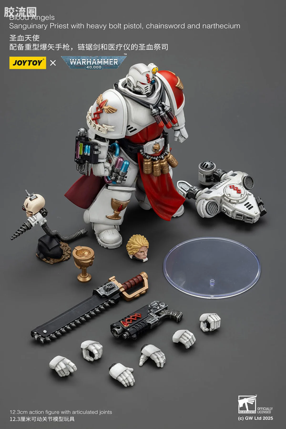 JOYTOY x 战锤40K 圣血天使 圣血天使 圣血祭祀（爆矢枪 链锯剑 医疗仪） - 图片