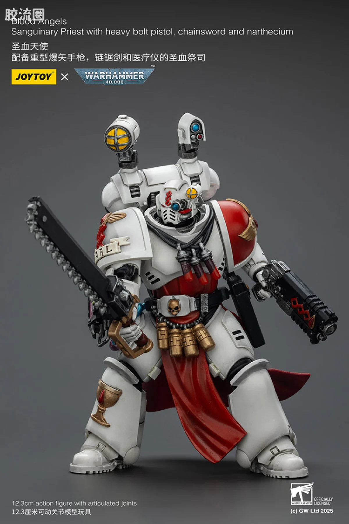 JOYTOY x 战锤40K 圣血天使 圣血天使 圣血祭祀（爆矢枪 链锯剑 医疗仪） - 图片