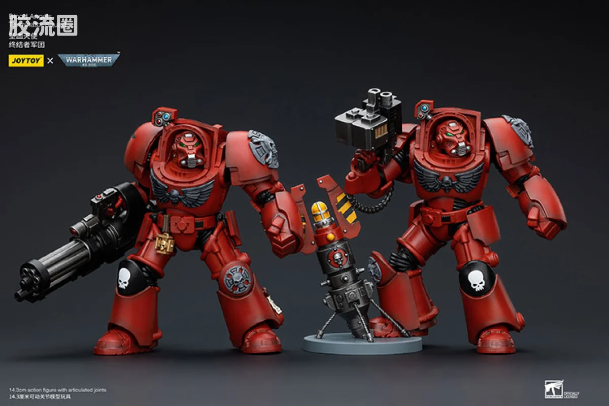 JOYTOY x 战锤40K 圣血天使 圣血天使 终结者军团(重涂) - 图片