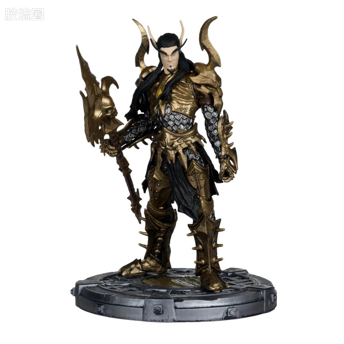 麦克法兰游戏与动画系列 魔兽世界 血精灵 1:12 静态人偶 - 图片
