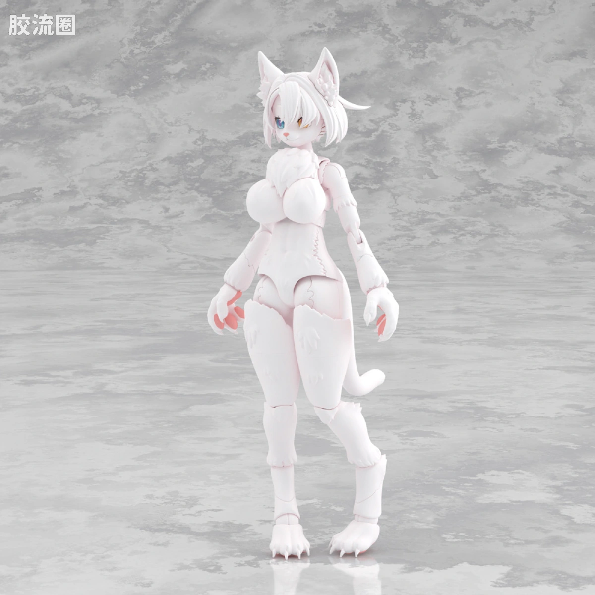 KEMOPLA 兽娘系列 配件 身体配件套装 01 [考玛尼猫色] - 图片