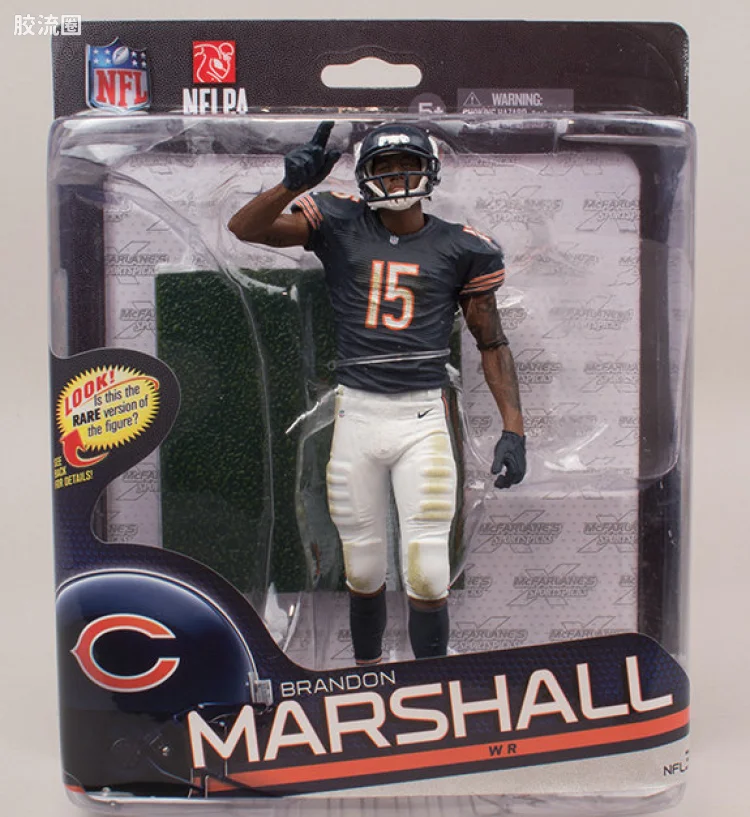 麦克法兰NFL美式足球系列玩具 第34代 Brandon Marshall