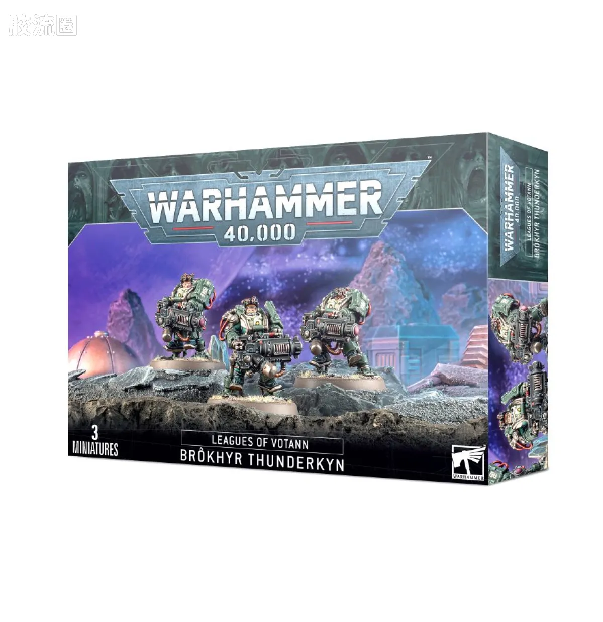 战锤40K Leagues of Votann/Squats 沃坦联盟/短人 9版 机锻匠雷霆炮手 - 图片
