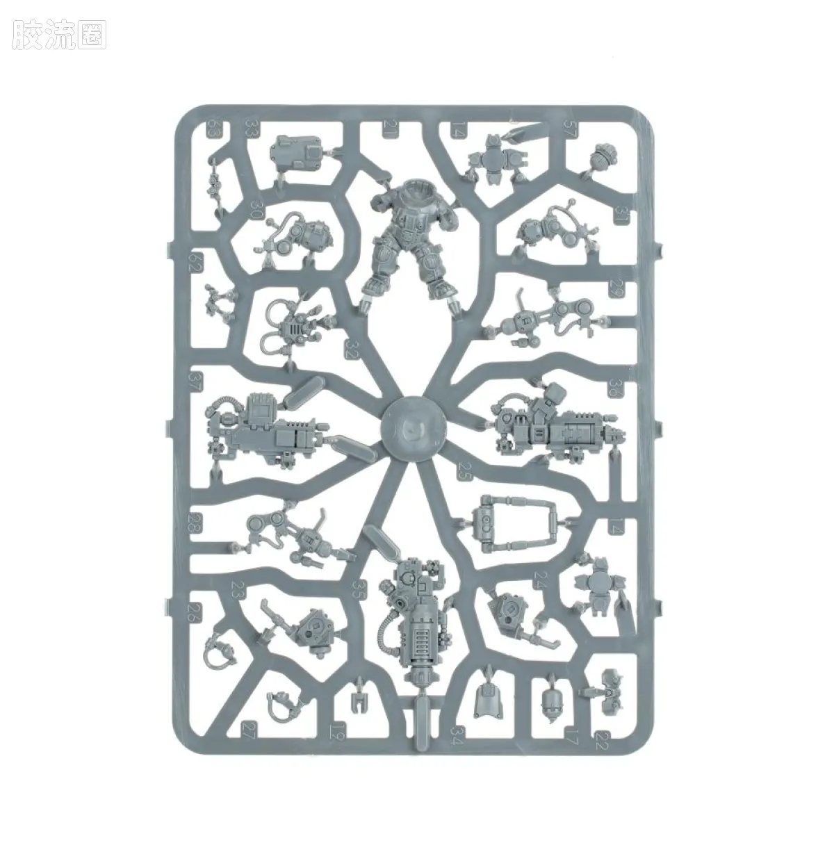 战锤40K Leagues of Votann/Squats 沃坦联盟/短人 9版 机锻匠雷霆炮手 - 图片