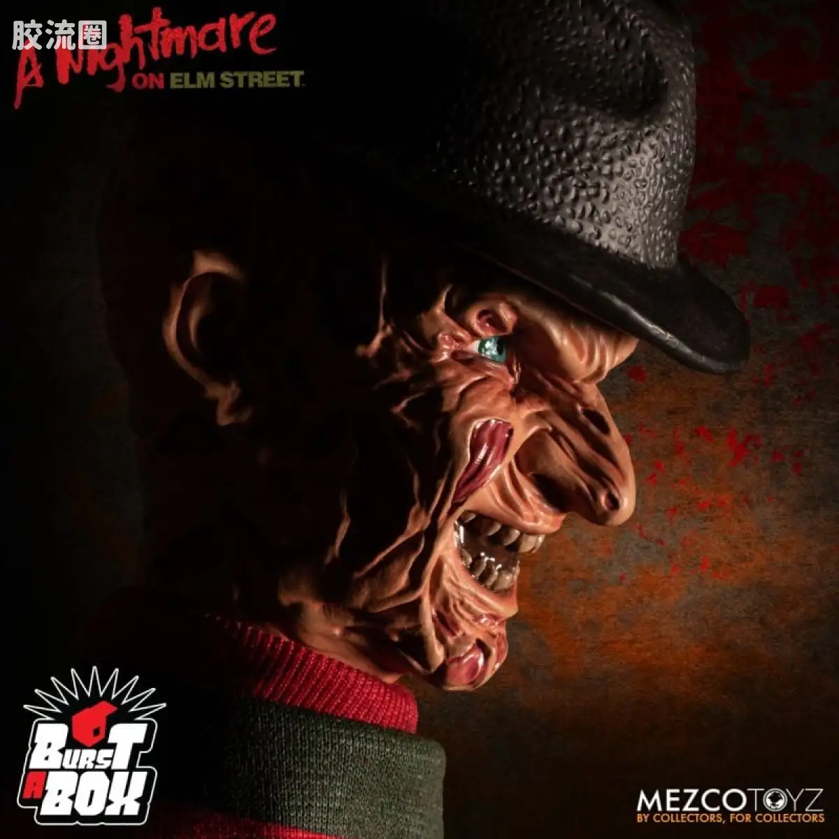 Mezco 一跳盒子系列 一跳盒子系列 电影 猛鬼街 佛瑞迪 - 图片