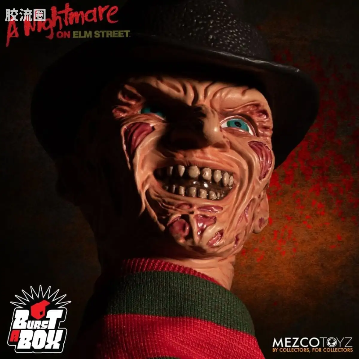 Mezco 一跳盒子系列 一跳盒子系列 电影 猛鬼街 佛瑞迪 - 图片