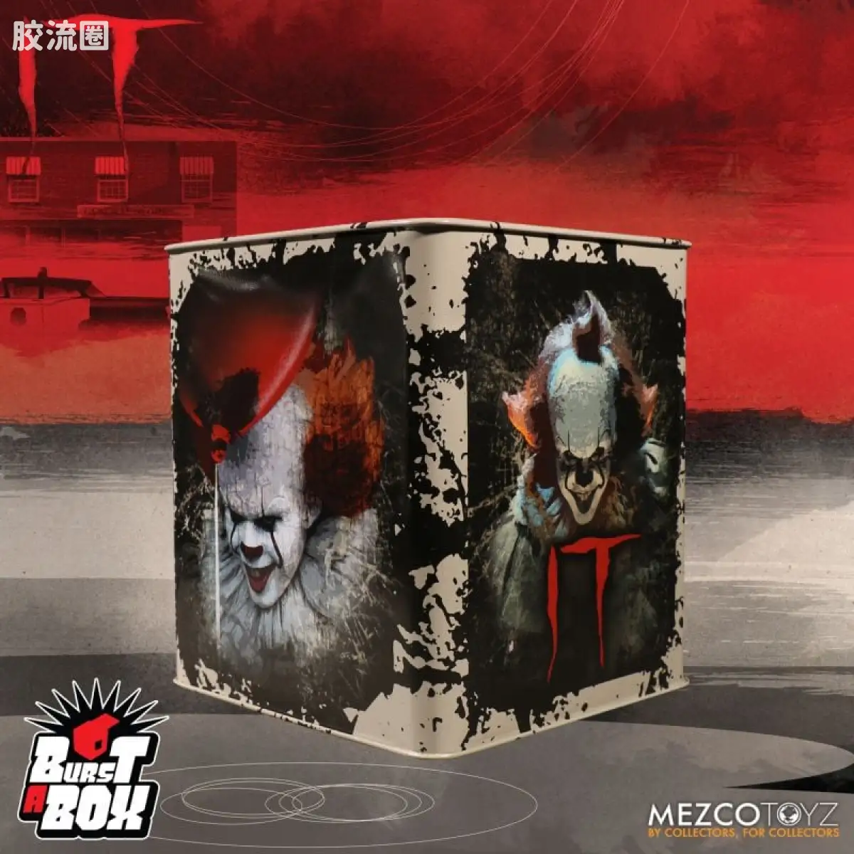 Mezco 一跳盒子系列 一跳盒子系列 17年电影 小丑回魂 佩尼怀斯 - 图片