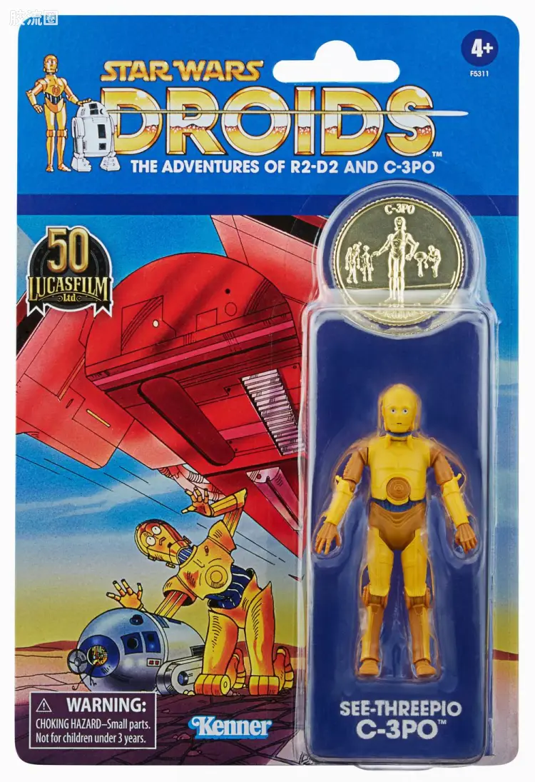 星球大战THE VINTAGE COLLECTION VINTAGE 星球动画:外星一对宝 C-3PO