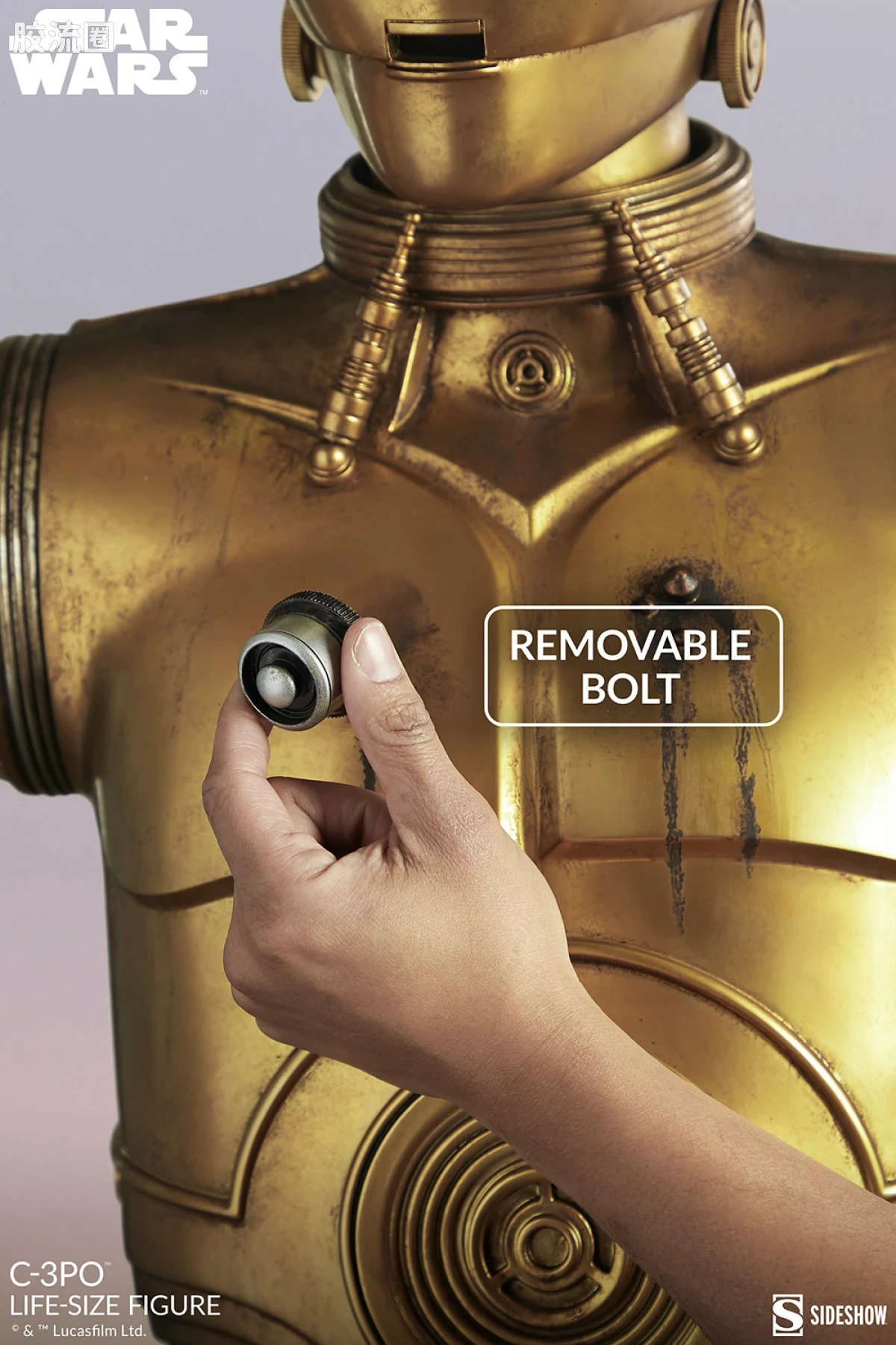 sideshow 1比1人偶系列 普通版 星球大战 C-3PO - 图片