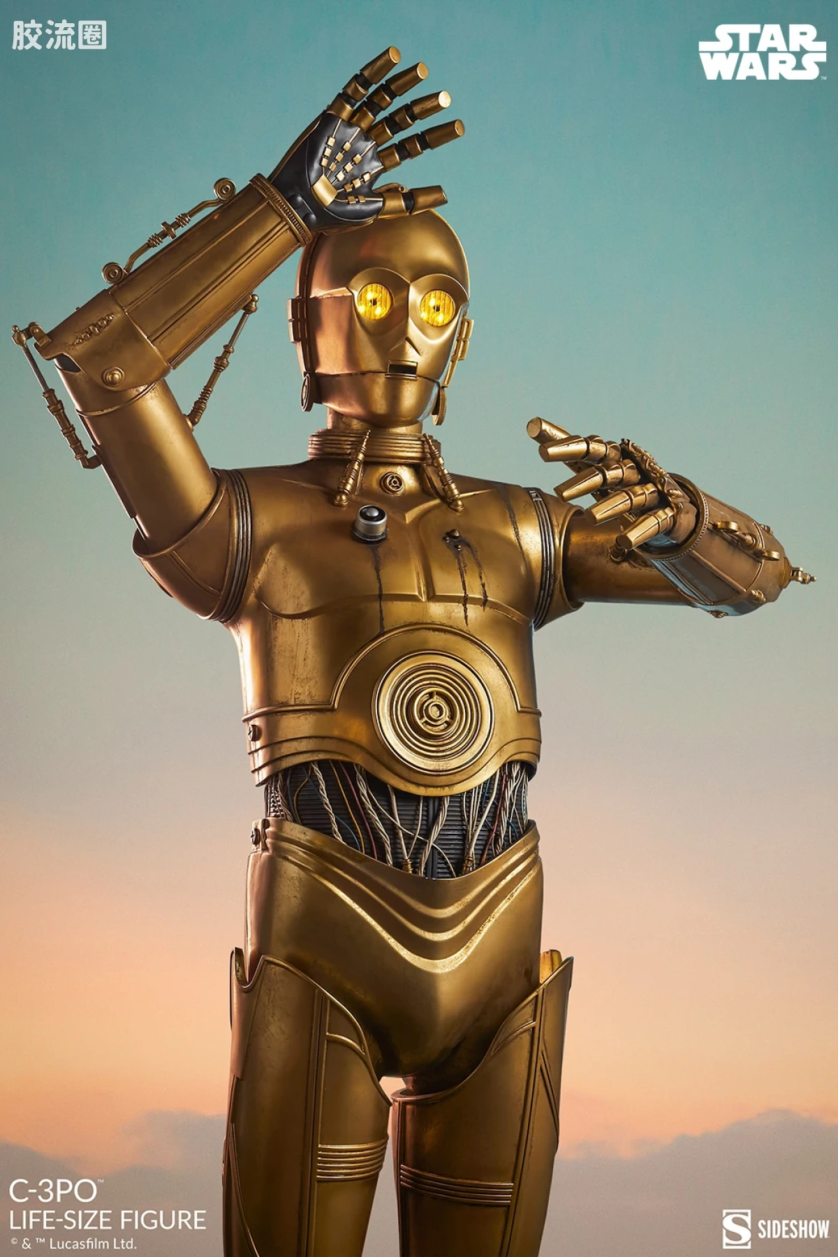 sideshow 1比1人偶系列 普通版 星球大战 C-3PO - 图片