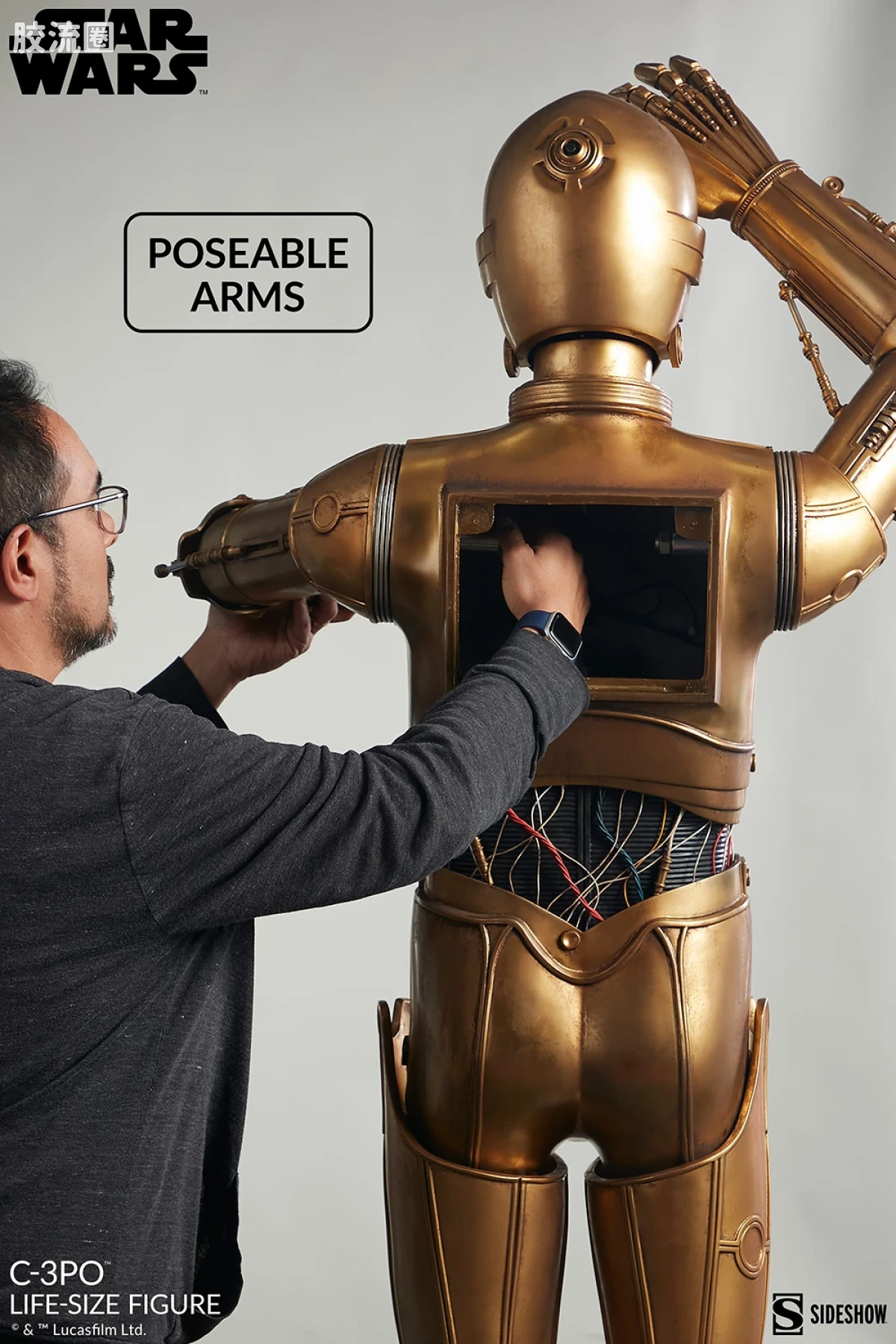 sideshow 1比1人偶系列 普通版 星球大战 C-3PO - 图片