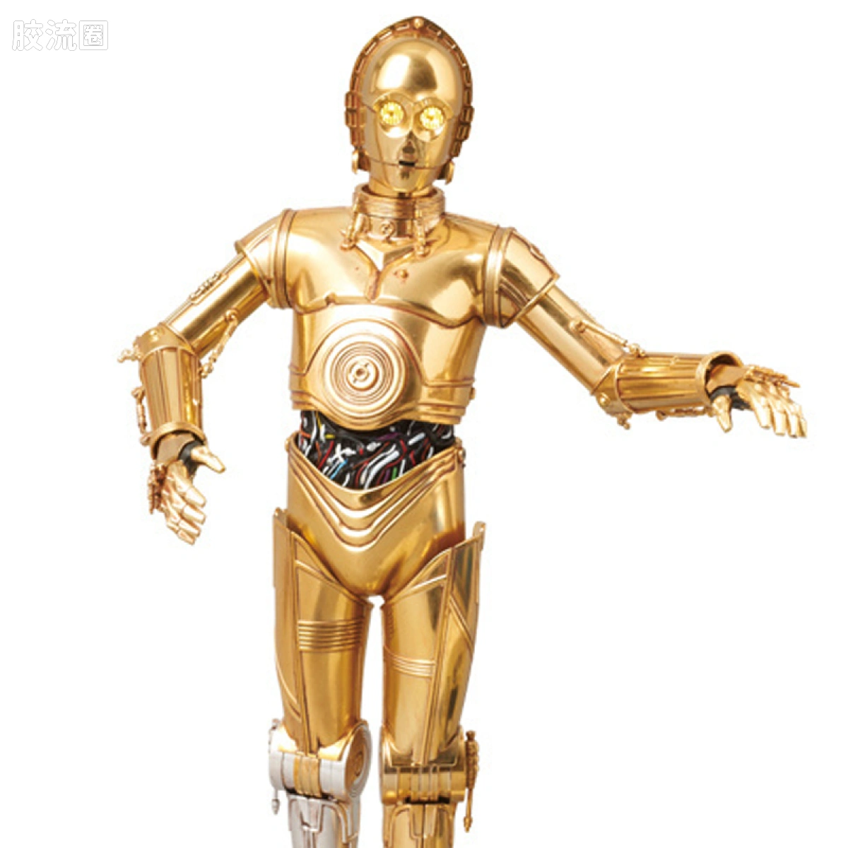 RAH12寸真人皮偶系列玩具 星球大战 C-3PO 金版