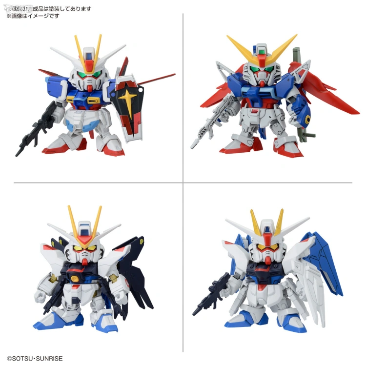 SD高达BB战士 套装版 C.E.命运的对决套装