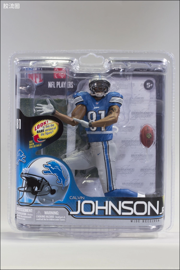 麦克法兰NFL美式足球系列玩具 第30代 CALVIN JOHNSON