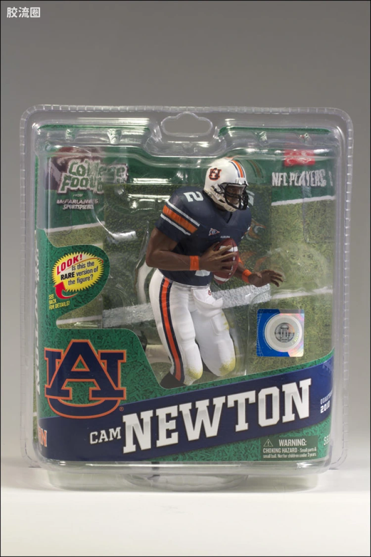 麦克法兰NFL美式足球系列玩具 COLLEGE第4代 CAM NEWTON