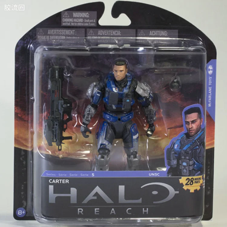 麦克法兰游戏与动画系列 HALO: REACH SERIES 5 – FIGURES CARTER (UNHELMETED)