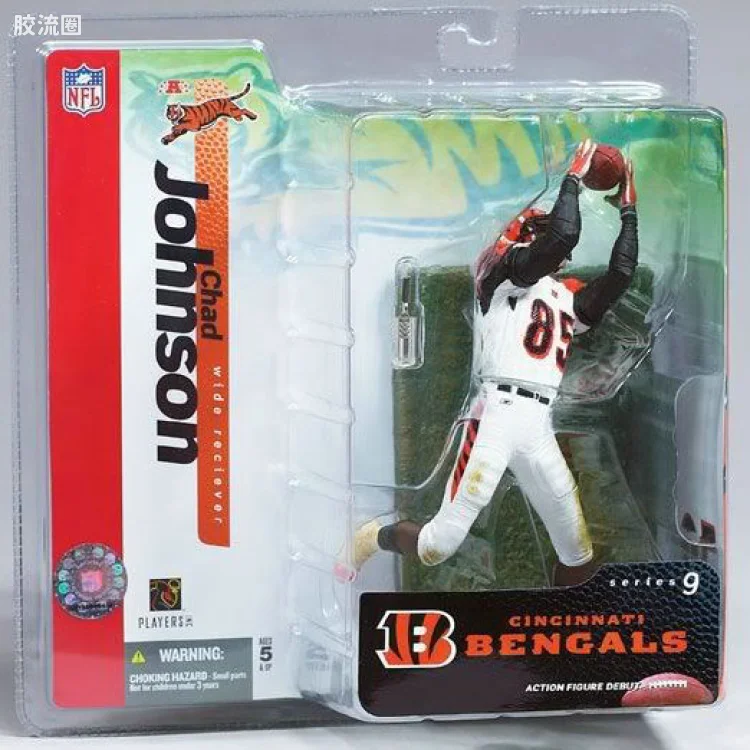 麦克法兰NFL美式足球系列玩具 第9代 CHAD JOHNSON