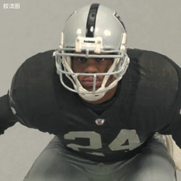 麦克法兰NFL美式足球系列玩具 第25代 CHARLES WOODSON (RAIDERS)