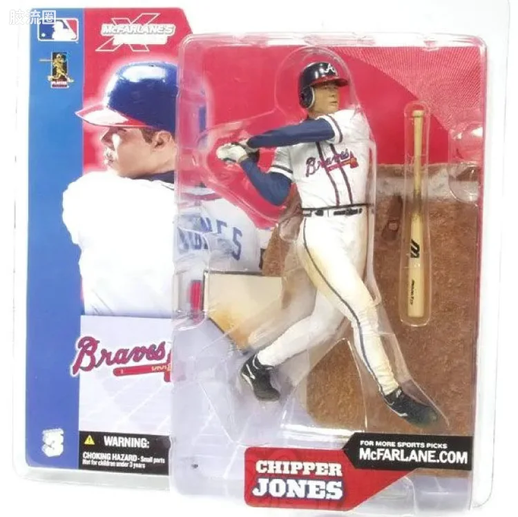 麦克法兰MLB棒球系列玩具 第3代 CHIPPER JONES