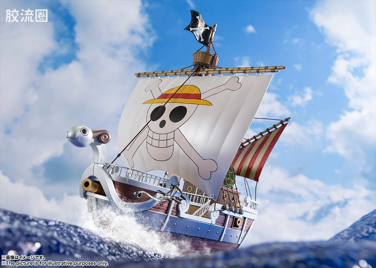 超合金系列 海贼王 ONE PIECE 动画20周年限定色 黄金梅丽号 - 图片