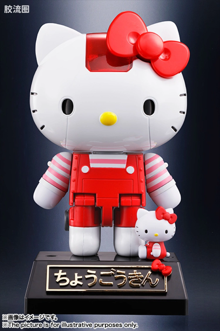 超合金系列 三丽鸥 Hello Kitty 红衣条纹版 - 图片