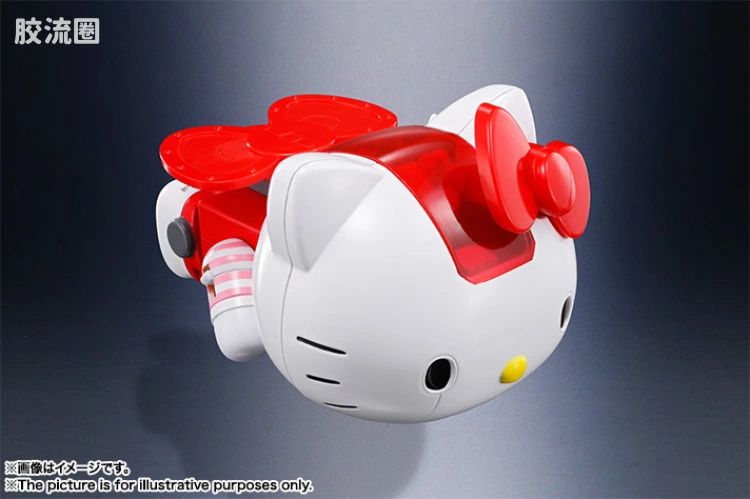 超合金系列 三丽鸥 Hello Kitty 红衣条纹版 - 图片