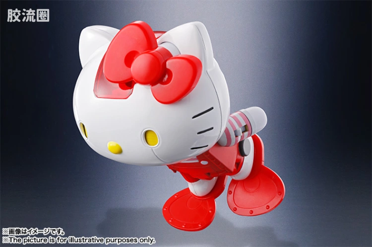 超合金系列 三丽鸥 Hello Kitty 红衣条纹版 - 图片