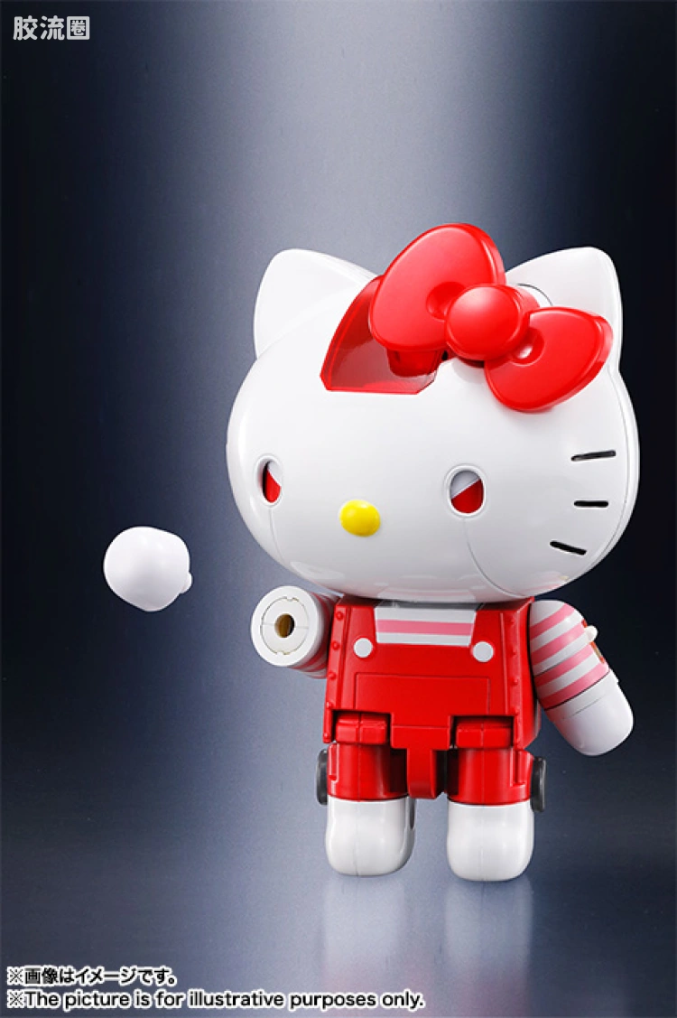 超合金系列 三丽鸥 Hello Kitty 红衣条纹版 - 图片