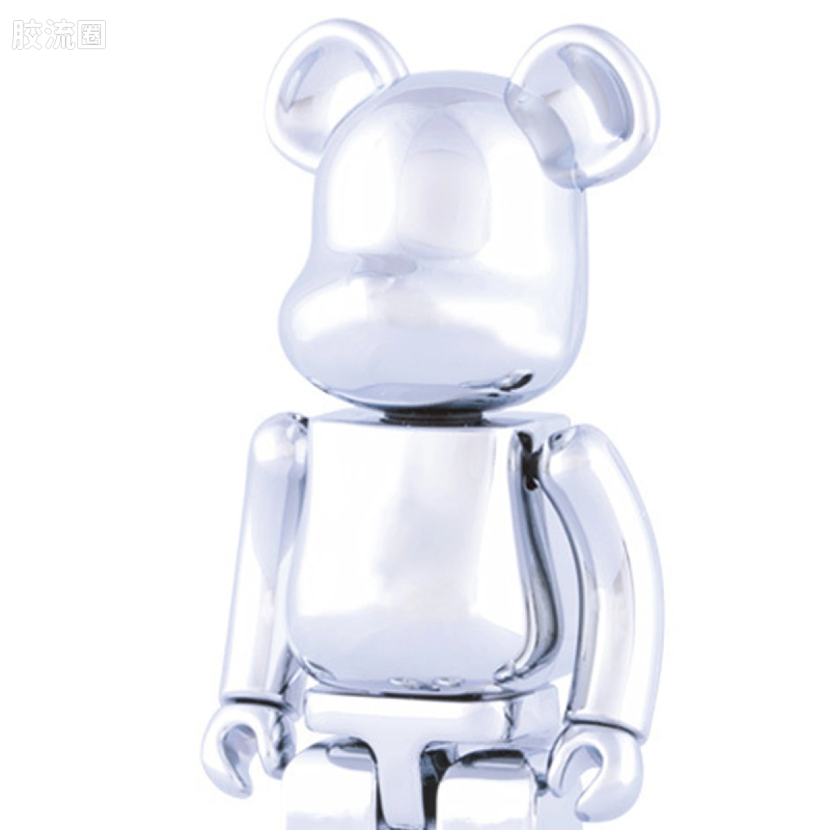 Project BM!皮偶系列玩具 超合金 BE＠RBRICK CHROME ver.（200％SIZE）