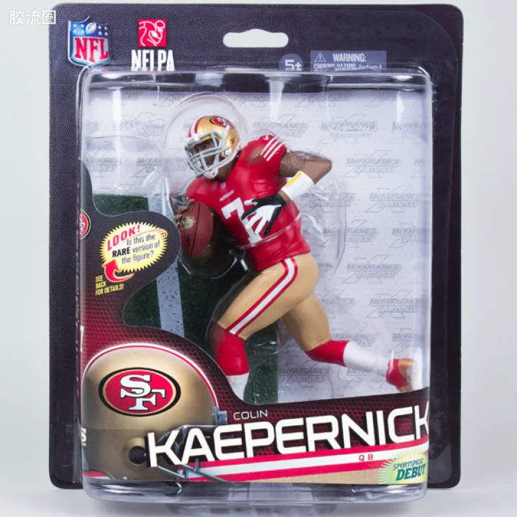 麦克法兰NFL美式足球系列玩具 第33代 COLIN KAEPERNICK